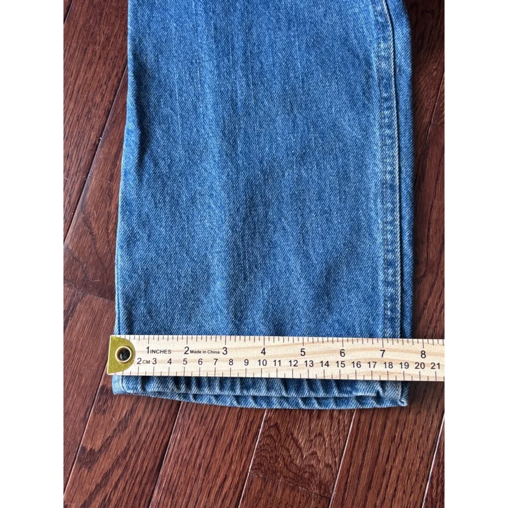 Vintage Lee Straight Leg Jeans 30x32 Light Medium Wash Denim 90s Y2K Mexico
